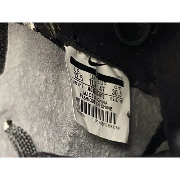 Nike Vapor Untouchable 3 Elite Black Promo Cleats AO3006-010 Men's Size 12.5 - Picture 11 of 14